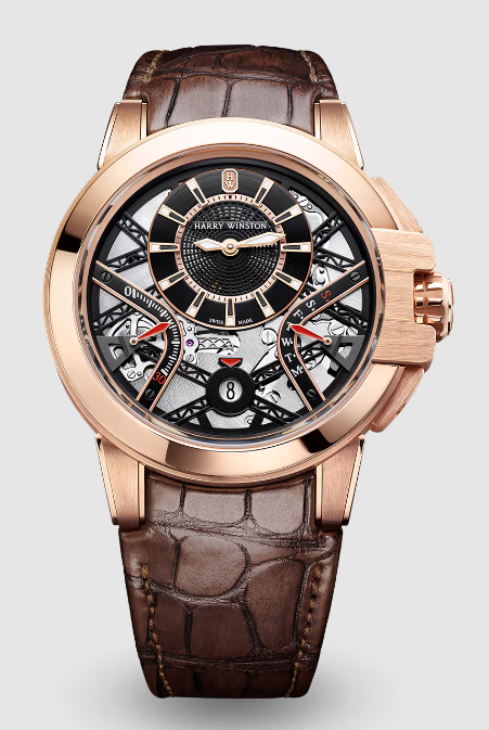 Review Harry Winston Ocean Biretrograde Automatic 42mm OCEABI42RR001 watch Replica